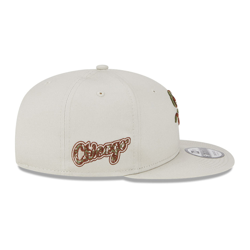Chicago White Sox Seasonal Infill Stone Brown 9FIFTY Snapback Cap