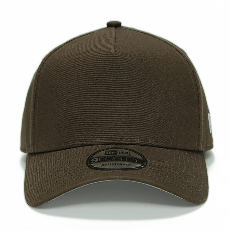 New Era Essential Plains Walnut 9FORTY A-Frame Snapback Cap