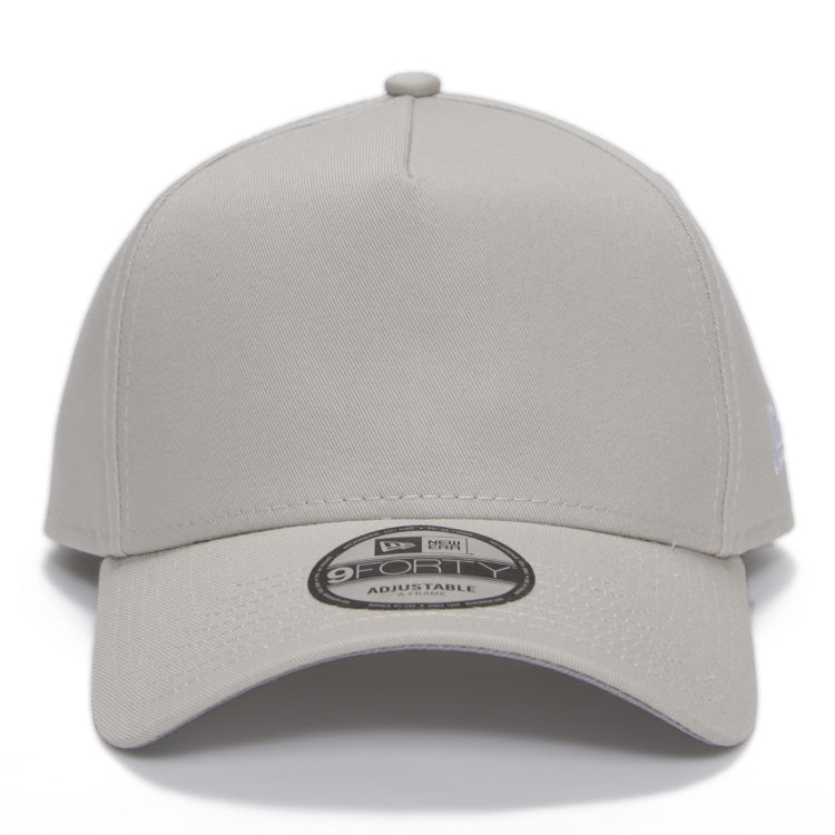 New Era Essential Plains Stone 9FORTY A-Frame Snapback Cap