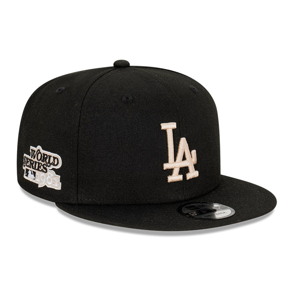 New Era Los Angeles Dodgers Stone World Series Black 9FIFTY Snapback Cap