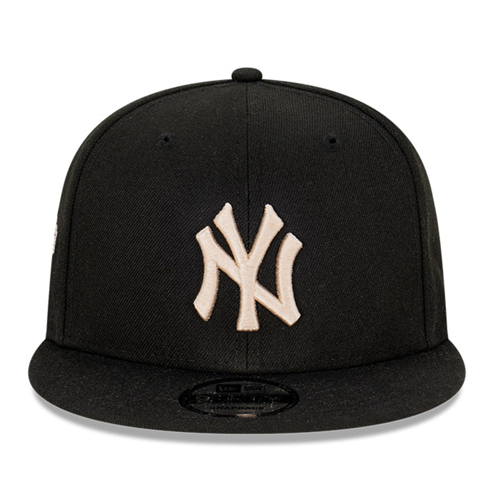 New Era New York Yankees Stone World Series Black 9FIFTY Snapback Cap