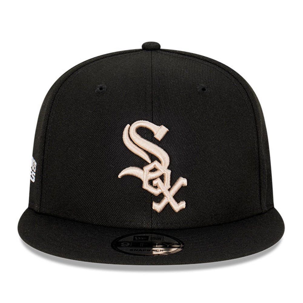 New Era Chicago White Sox Stone World Series Black 9FIFTY Snapback Cap