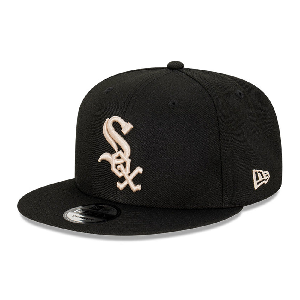 New Era Chicago White Sox Stone World Series Black 9FIFTY Snapback Cap