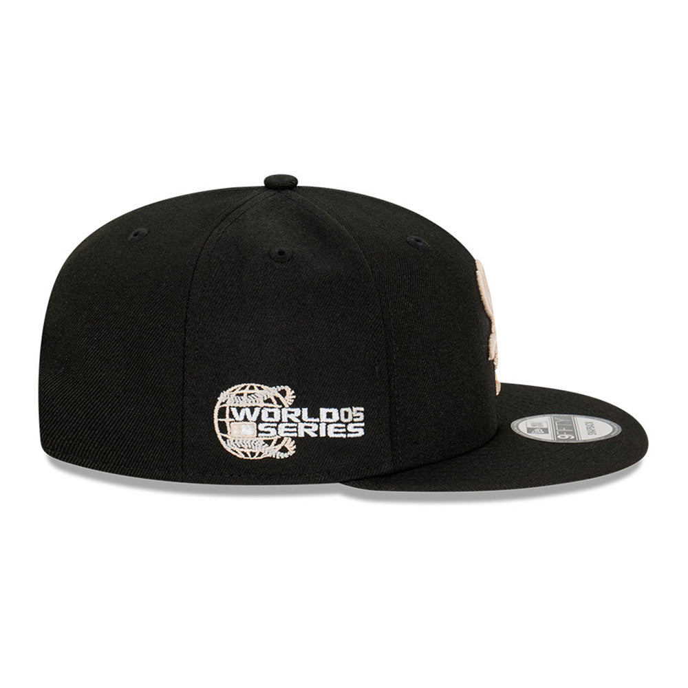 New Era Chicago White Sox Stone World Series Black 9FIFTY Snapback Cap