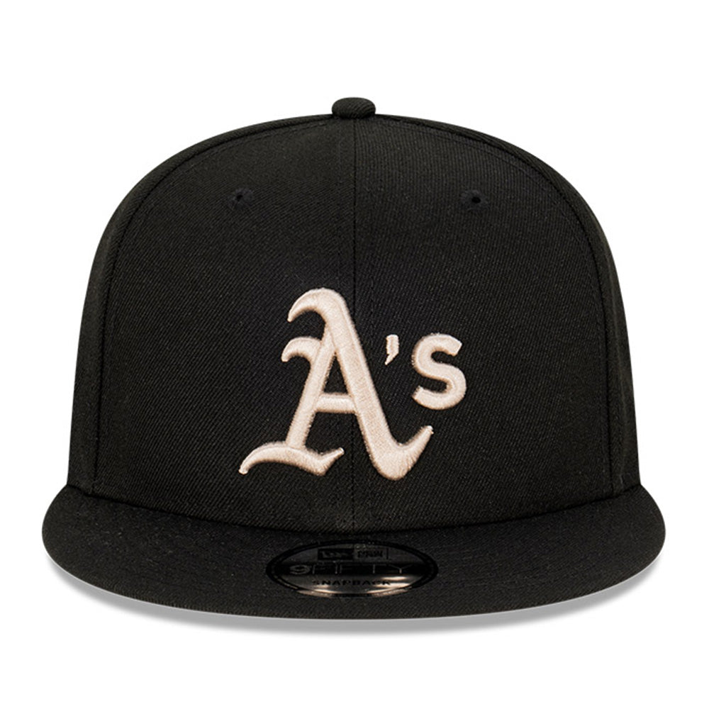 New Era Oakland Athletics Stone World Series Black 9FIFTY Snapback Cap