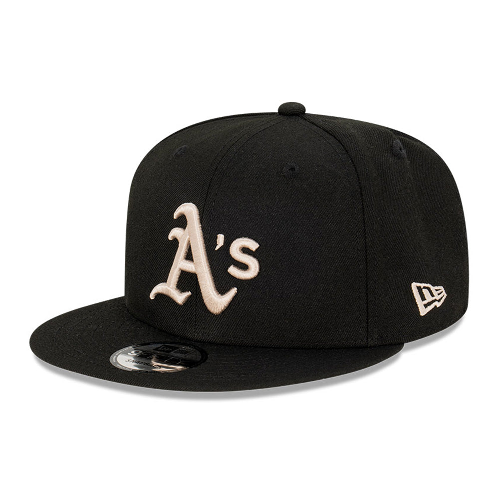 New Era Oakland Athletics Stone World Series Black 9FIFTY Snapback Cap