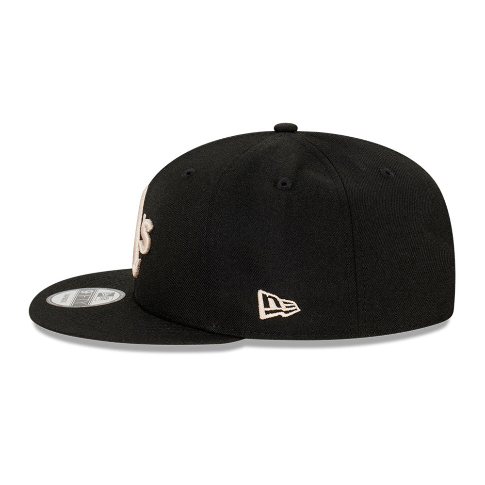 New Era Oakland Athletics Stone World Series Black 9FIFTY Snapback Cap