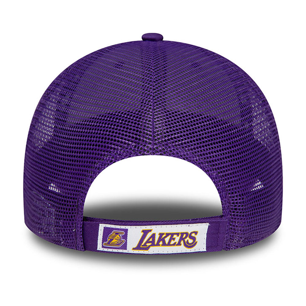 Los Angeles Lakers NBA Home Field Purple 9FORTY Trucker Adjustable Cap