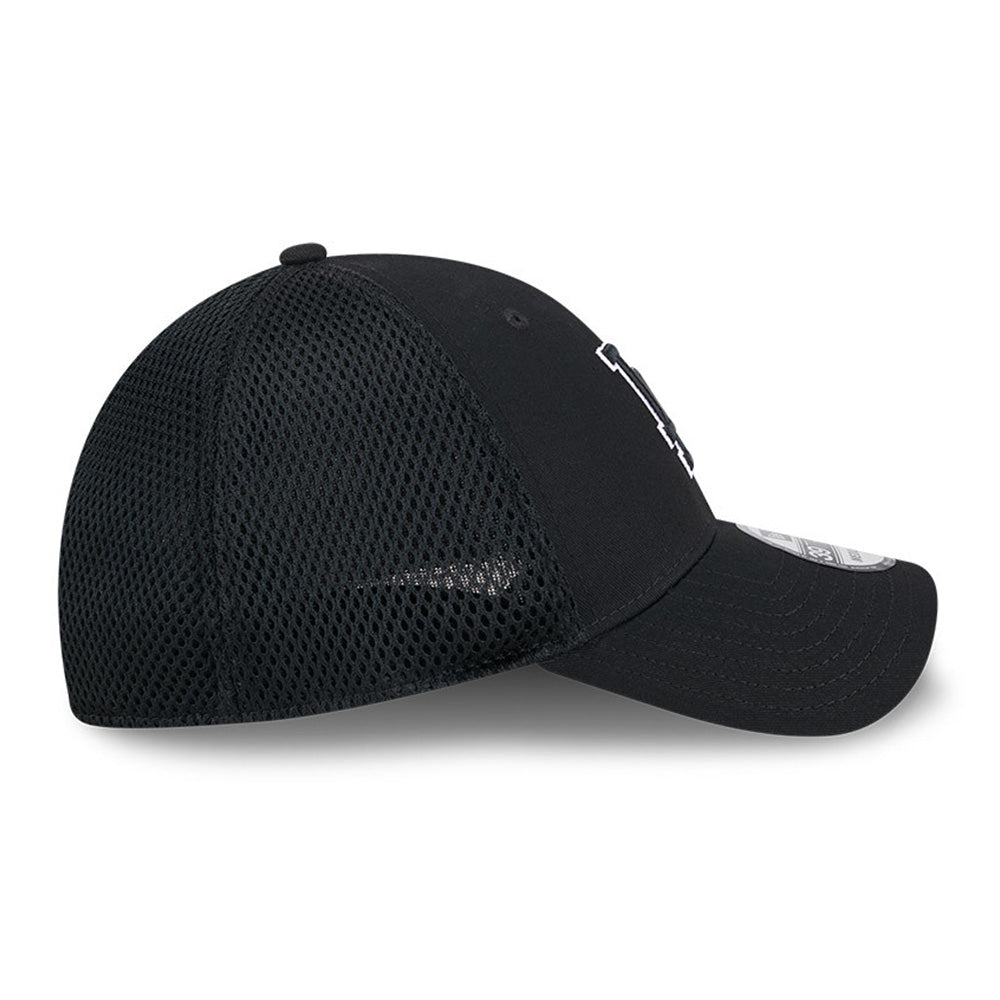 New Era Los Angeles Dodgers EG Neo Black 39THIRTY Stretch Fitted Cap