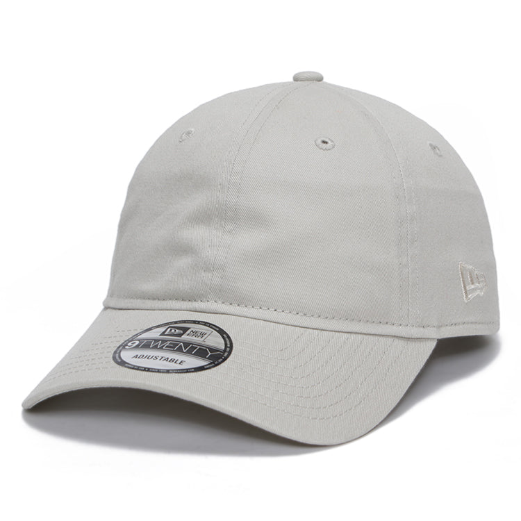 New Era Essentials Plains Stone 9TWENTY Cloth Strap Cap