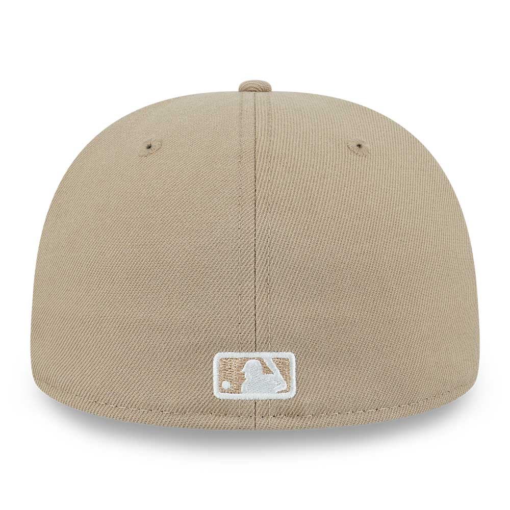 Los Angeles Dodgers MLB Tonal Script Camel 59FIFTY Fitted Cap