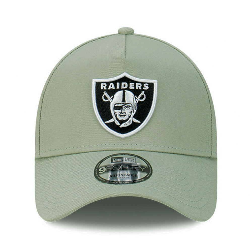 Las Vegas Raiders NFL Black Matcha Everest Green 9FORTY A-Frame Snapback Cap