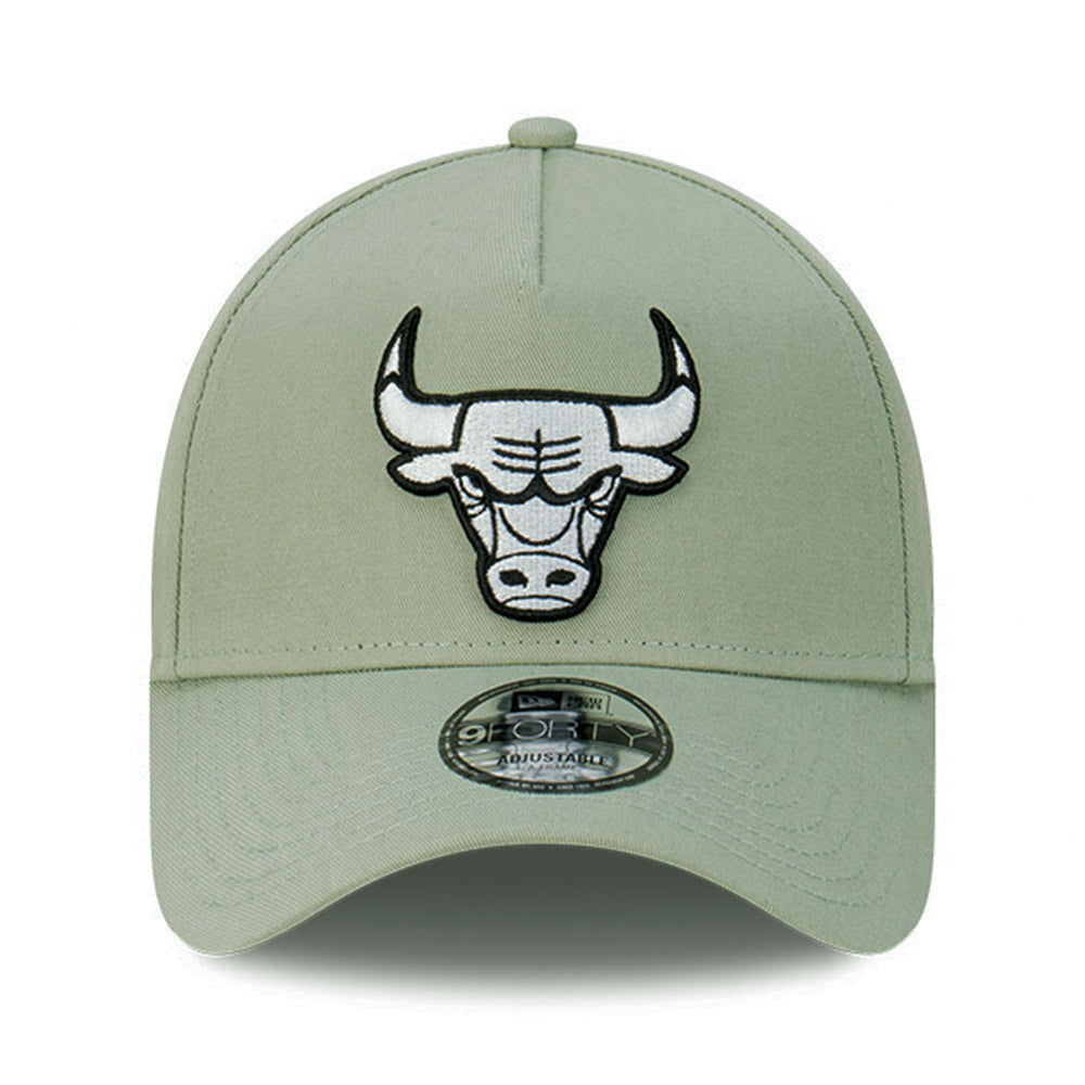 Chicago Bulls NBA Black Matcha Everest Green 9FORTY A-Frame Snapback Cap