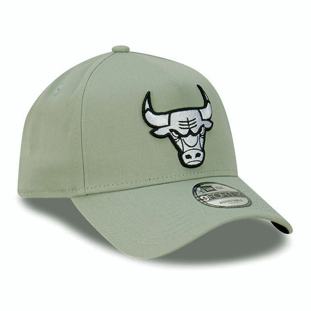 Chicago Bulls NBA Black Matcha Everest Green 9FORTY A-Frame Snapback Cap