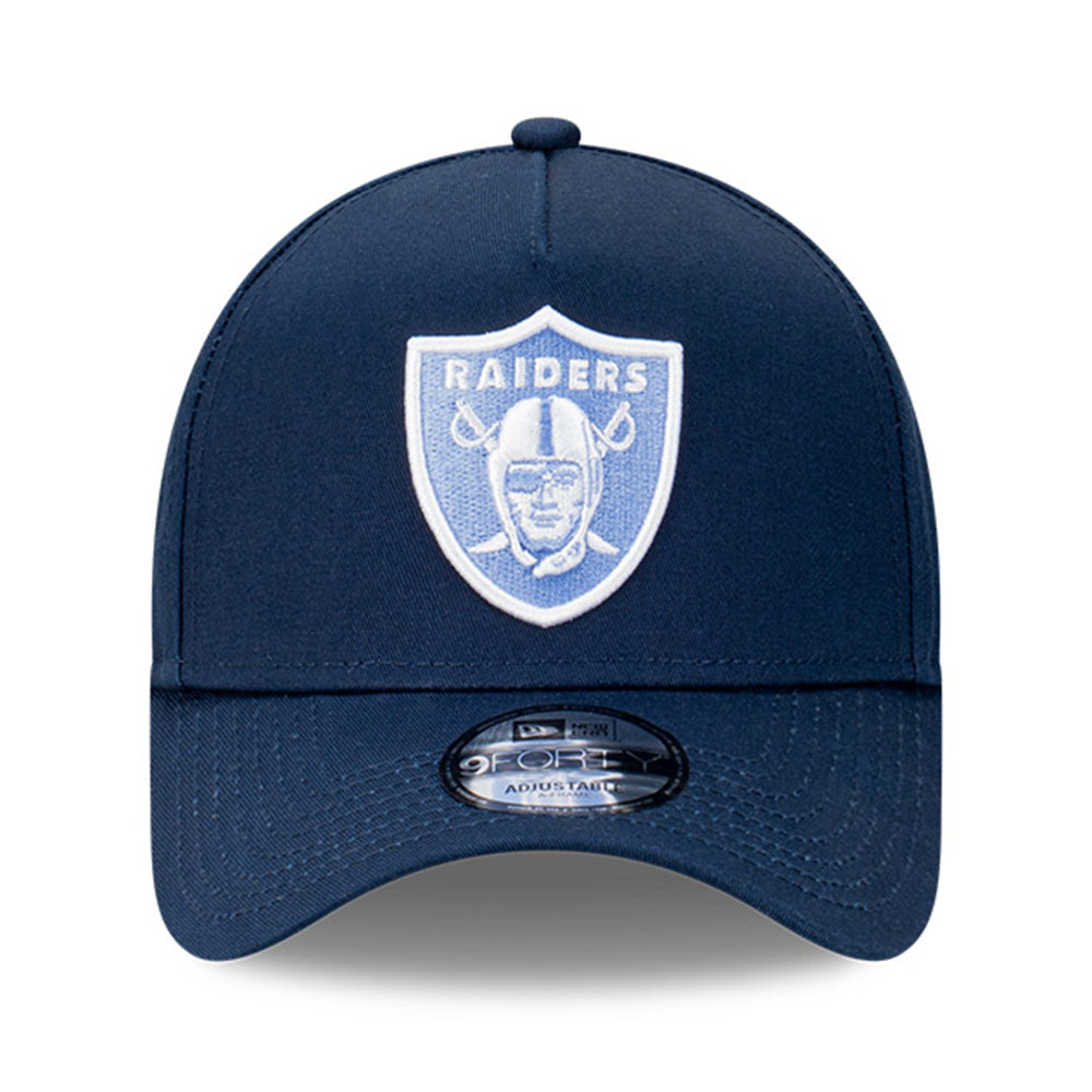 Las Vegas Raiders NFL Midnight Ice Oceanside Blue 9FORTY A-Frame Snapback Cap