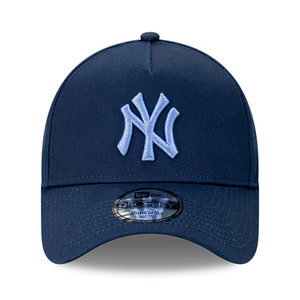 New York Yankees MLB Midnight Ice Oceanside Blue 9FORTY A-Frame Snapback Cap