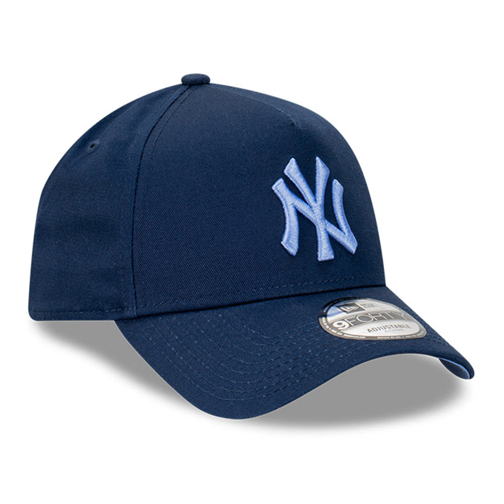 New York Yankees MLB Midnight Ice Oceanside Blue 9FORTY A-Frame Snapback Cap