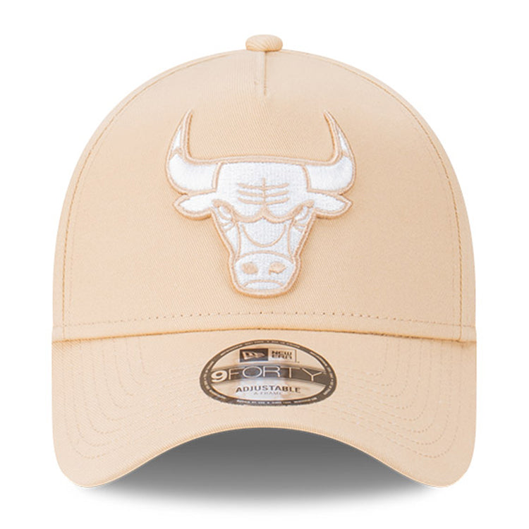 Chicago Bulls NBA Oatmilk 9FORTY A-Frame Snapback Cap