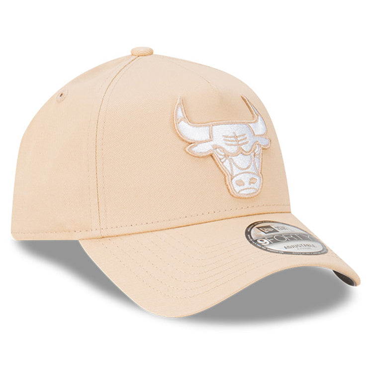 Chicago Bulls NBA Oatmilk 9FORTY A-Frame Snapback Cap