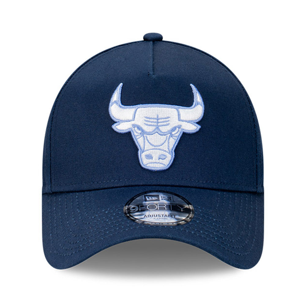 Chicago Bulls NBA Midnight Ice Oceanside Blue 9FORTY A-Frame Snapback Cap