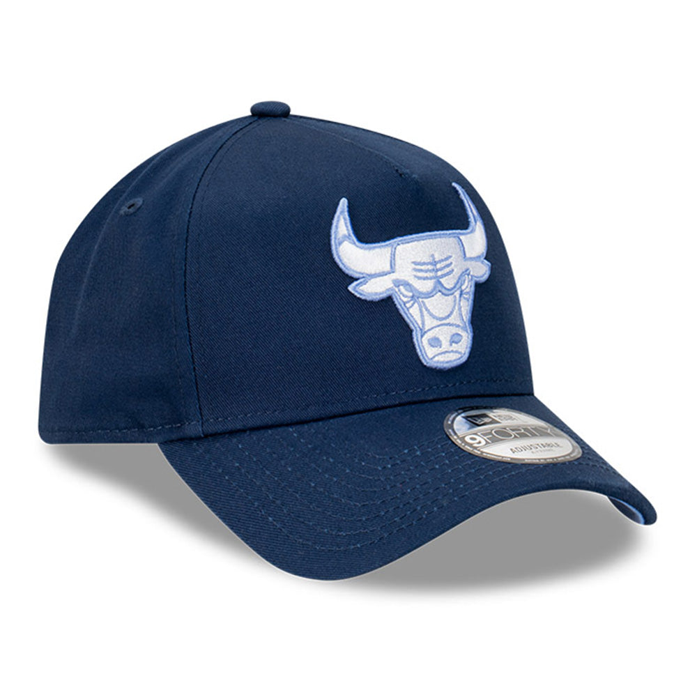 Chicago Bulls NBA Midnight Ice Oceanside Blue 9FORTY A-Frame Snapback Cap