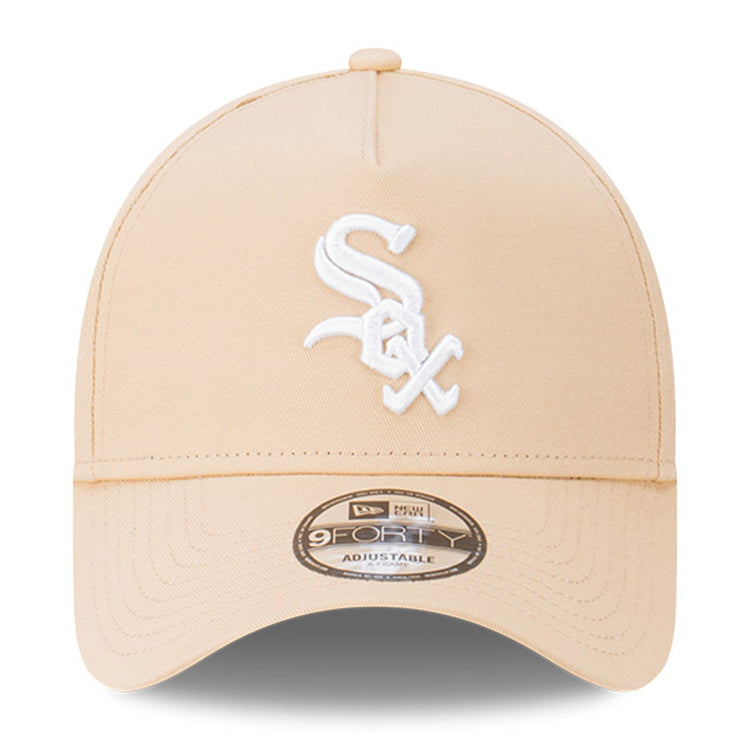 Chicago White Sox MLB Oatmilk 9FORTY A-Frame Snapback Cap