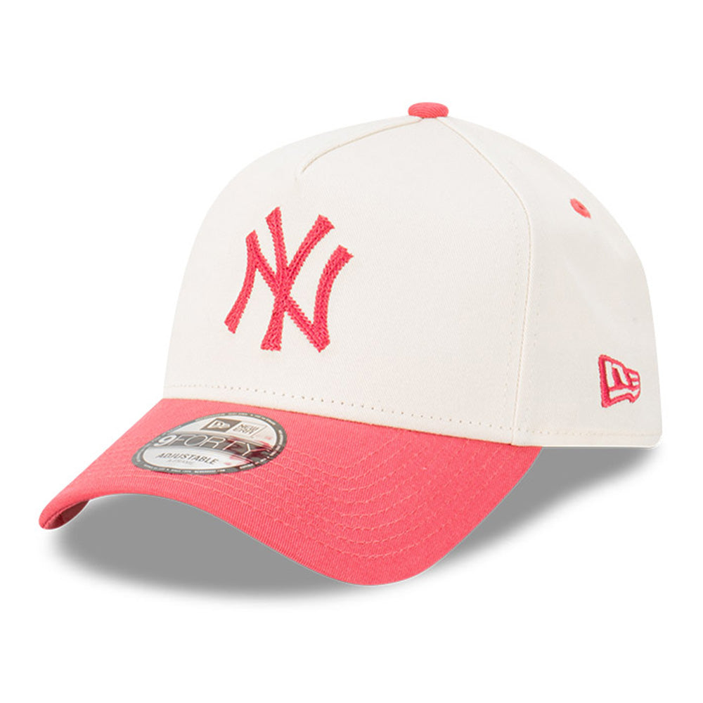 New York Yankees MLB Winecork Two Tone Red 9FORTY A-Frame Adjustable Cap