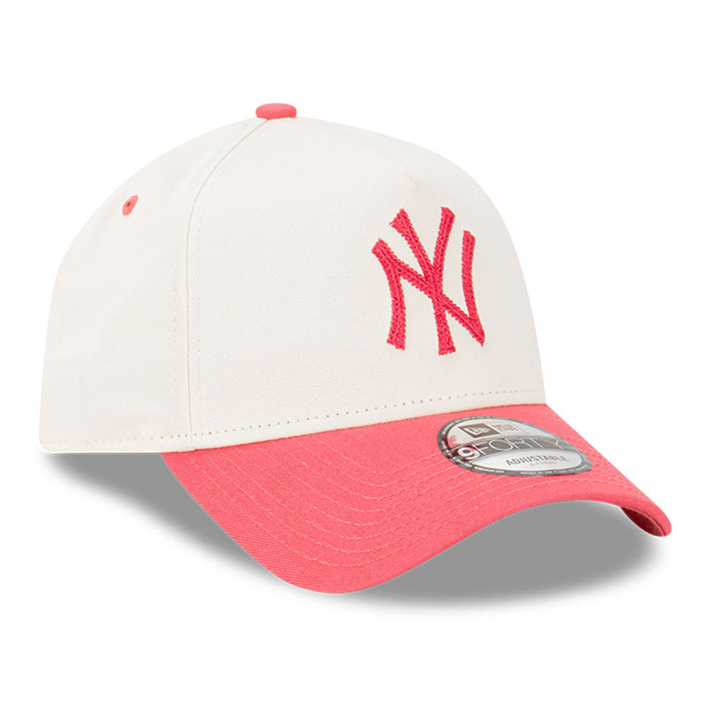 New York Yankees MLB Winecork Two Tone Red 9FORTY A-Frame Adjustable Cap