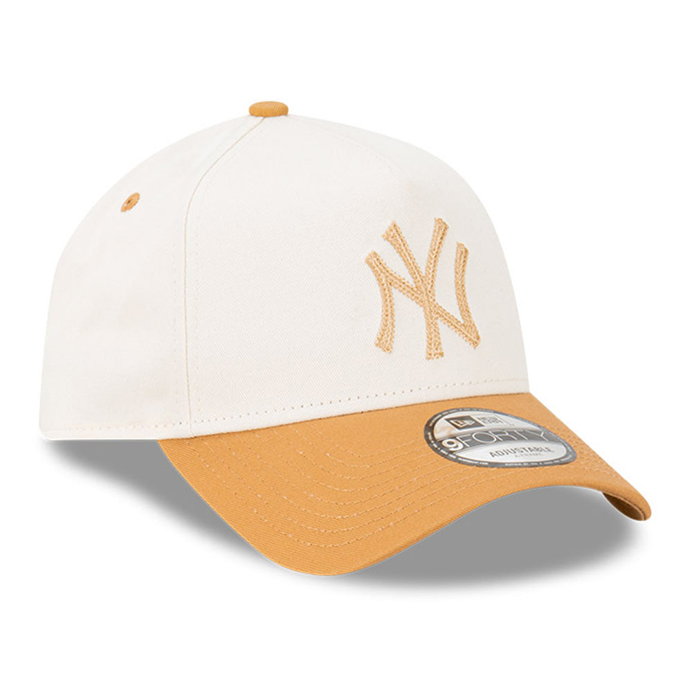 New York Yankees MLB Winecork Two Tone Yellow 9FORTY A-Frame Adjustable Cap