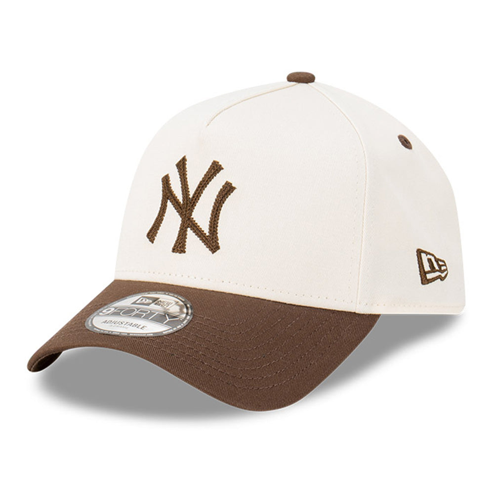 New York Yankees MLB Winecork Two Tone Brown 9FORTY A-Frame Adjustable Cap