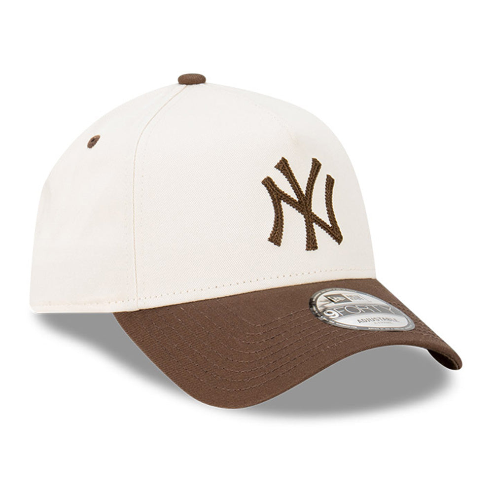 New York Yankees MLB Winecork Two Tone Brown 9FORTY A-Frame Adjustable Cap