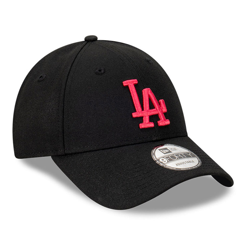 New Era Los Angeles Dodgers Repreve Seasonal Q124 Black Magenta 9FORTY Adjustable Cap