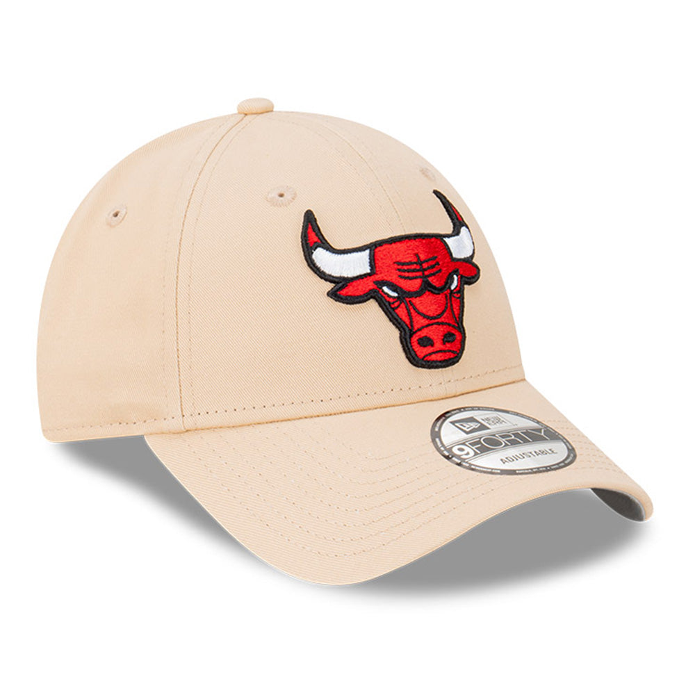 New Era Chicago Bulls Q124 Oatmilk 9FORTY Snapback Cap