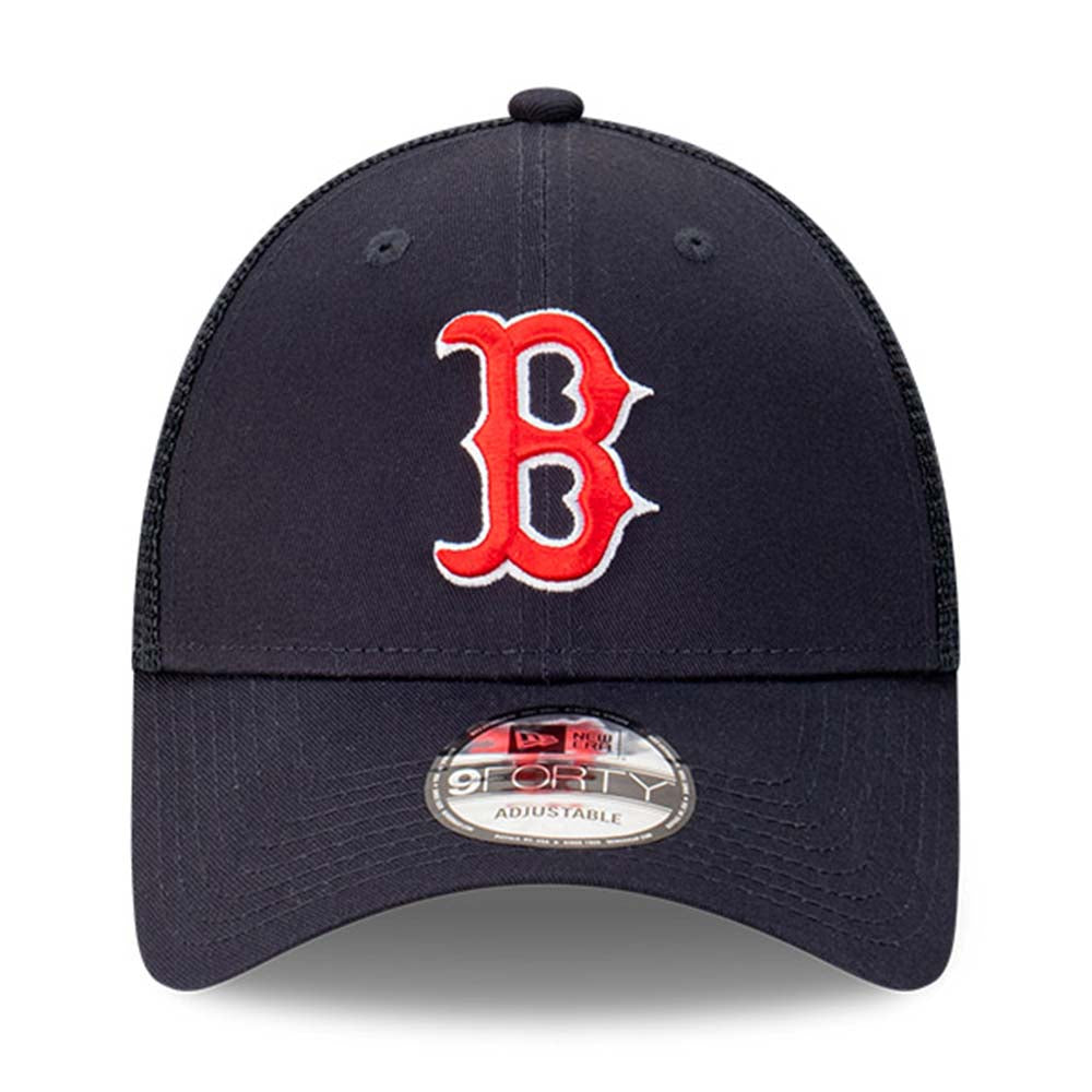 Boston Red Sox MLB Team Trucker Navy 9FORTY Snapback Cap