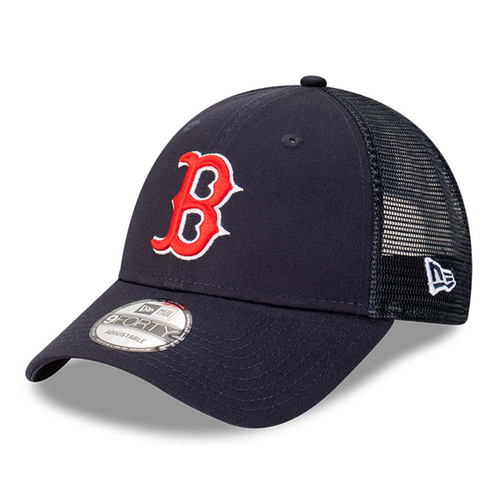 Boston Red Sox MLB Team Trucker Navy 9FORTY Snapback Cap