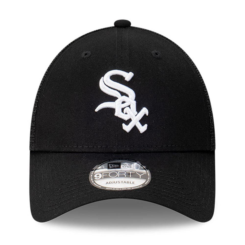 Chicago White Sox MLB Team Trucker Black 9FORTY Snapback Cap