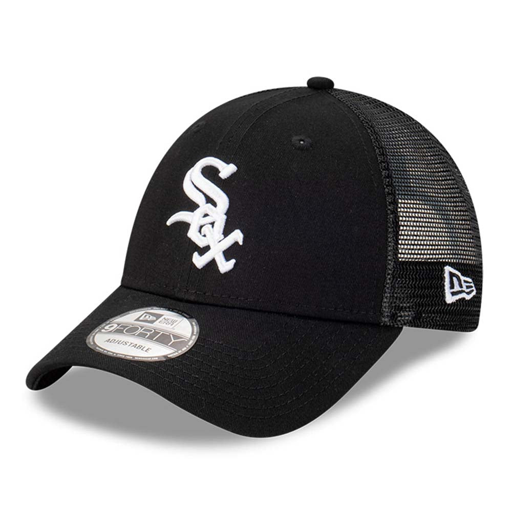 Chicago White Sox MLB Team Trucker Black 9FORTY Snapback Cap