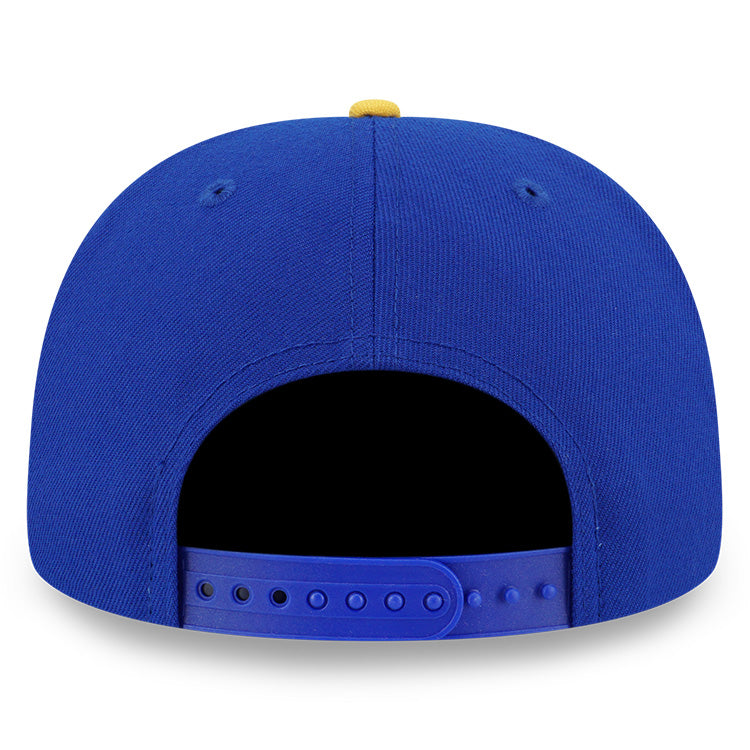 Golden State Warriors NBA Two Tone Block Official Team Color 9FIFTY Snapback Cap