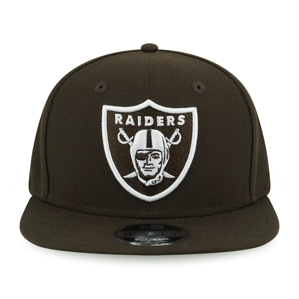 Las Vegas Raiders NFL Walnut 9FIFTY Original Fit Snapback Cap