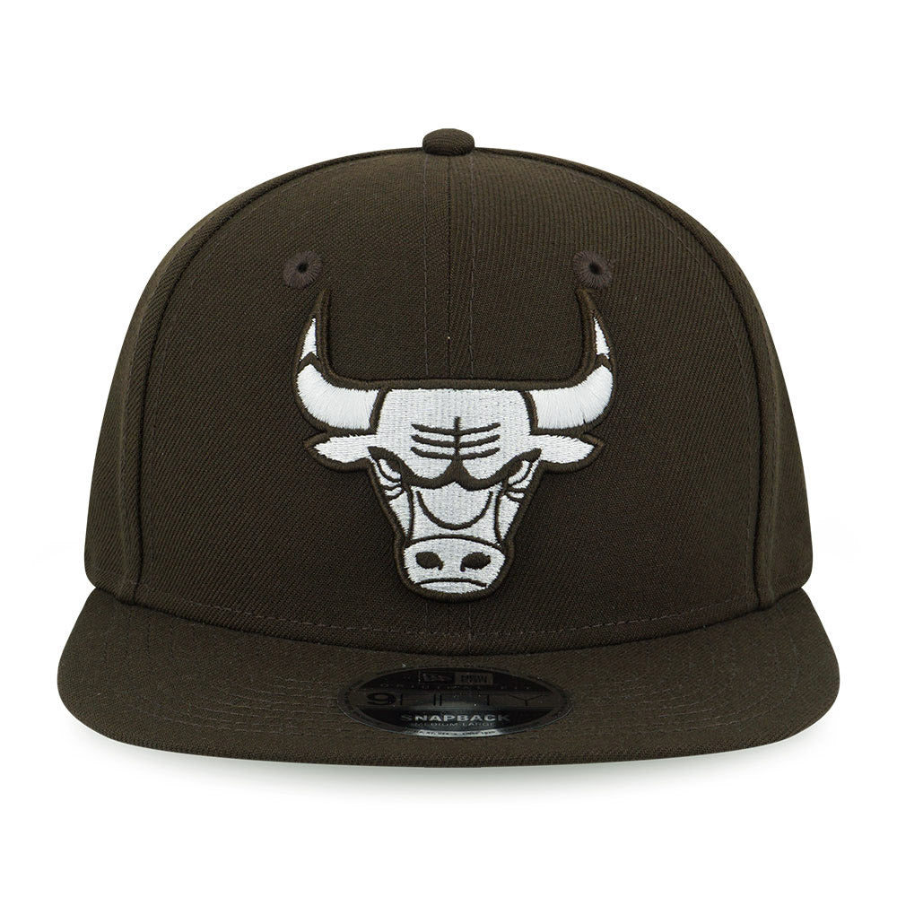 Chicago Bulls NBA Walnut 9FIFTY Original Fit Snapback Cap