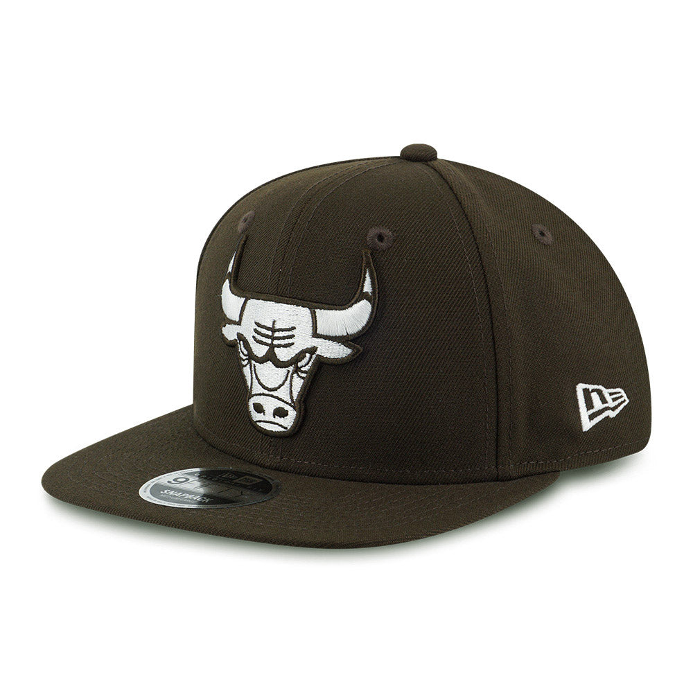 Chicago Bulls NBA Walnut 9FIFTY Original Fit Snapback Cap