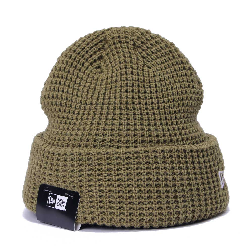 New Era Olive Green Knit Medium Beanie