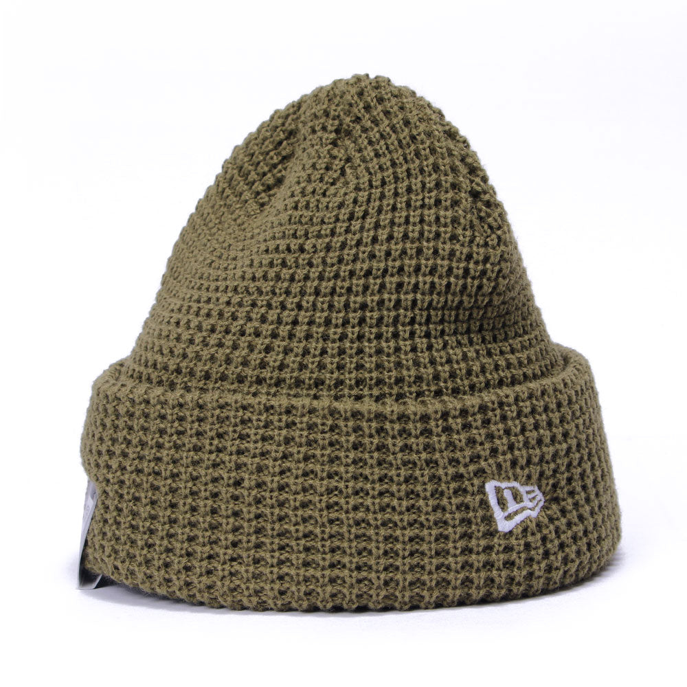 New Era Olive Green Knit Medium Beanie