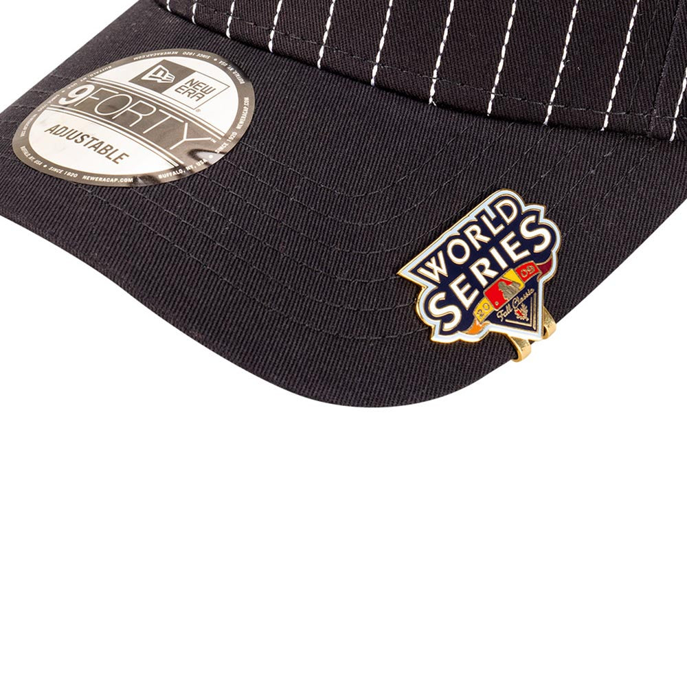 New York Yankees MLB Pinstripe Navy 9FORTY A-Frame Snapback Cap