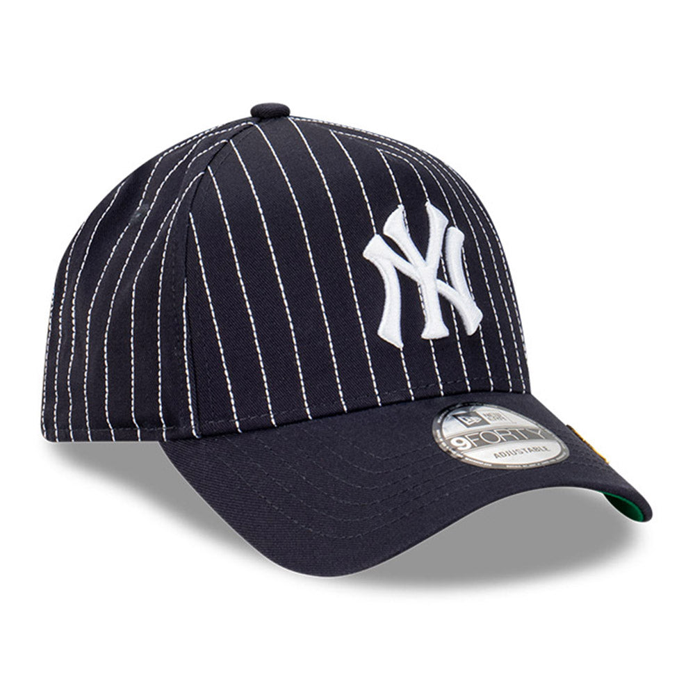 New York Yankees MLB Pinstripe Navy 9FORTY A-Frame Snapback Cap