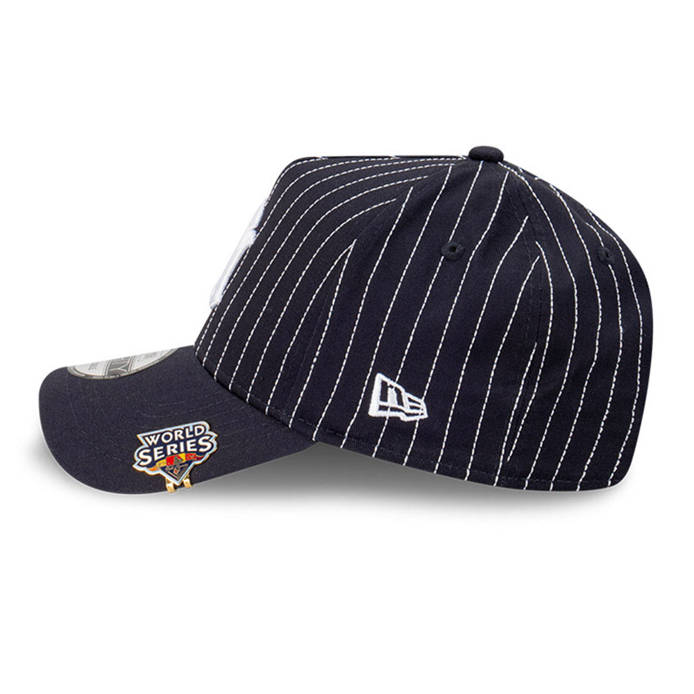 New York Yankees MLB Pinstripe Navy 9FORTY A-Frame Snapback Cap