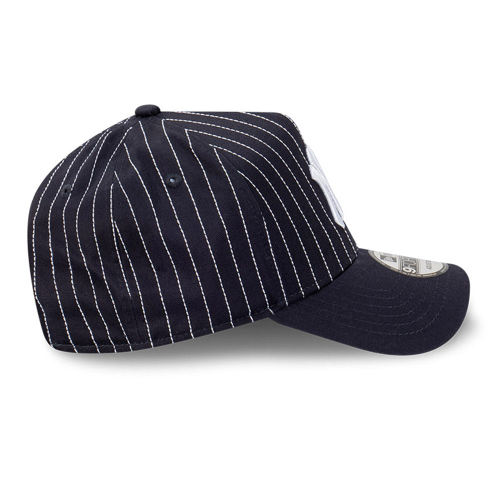 New York Yankees MLB Pinstripe Navy 9FORTY A-Frame Snapback Cap