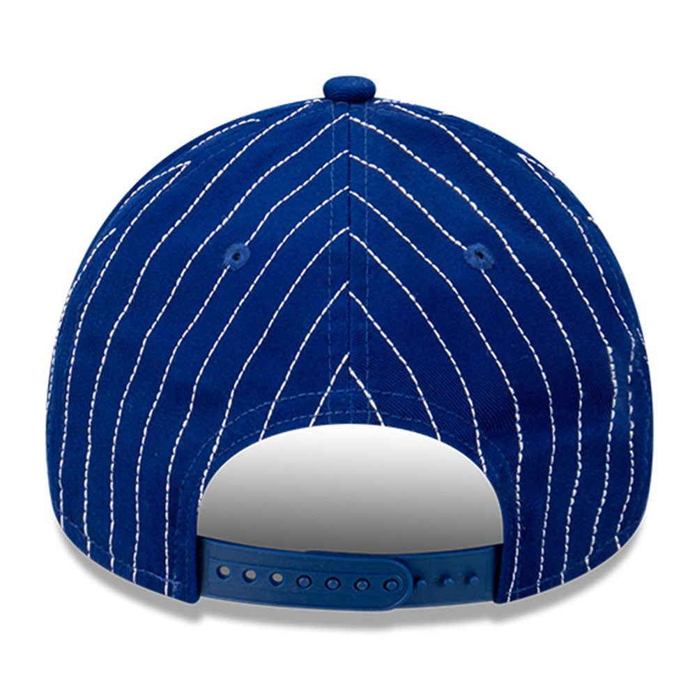 Los Angeles Dodgers MLB Pinstripe Royal Blue 9FORTY A-Frame Snapback Cap