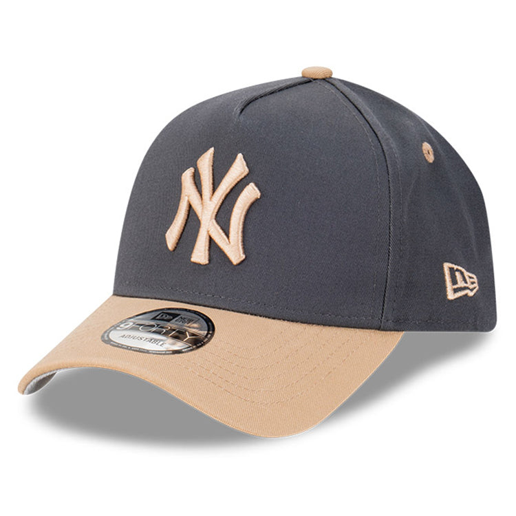 New York Yankees MLB Midnight Desert Graphite 9FORTY A-Frame Adjustable Cap