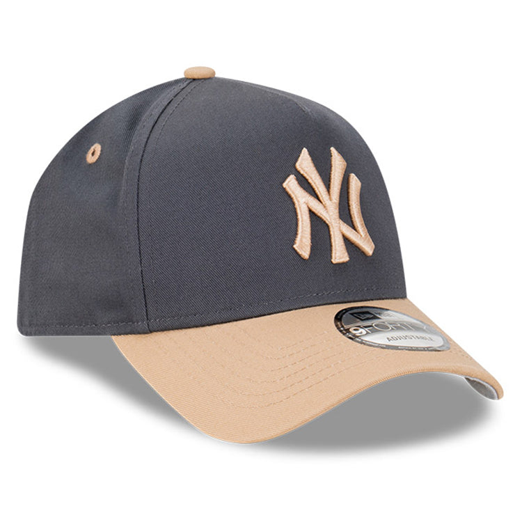 New York Yankees MLB Midnight Desert Graphite 9FORTY A-Frame Adjustable Cap